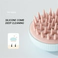 thumbnail image 4 of Hair Scalp Massager Shampoo Brush Silicone Head Scrubber Exfoliator For Dandruff Removal Gentle Cleansing And Relaxing Scalp Care, 4 of 4