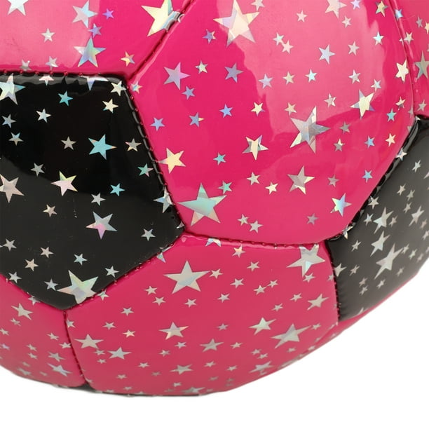 Balón De Fútbol Talla 3 Con Purpurina Y Diseño De Corazones – Ideal Para Niñas Y Niños De 3 A 8 Años