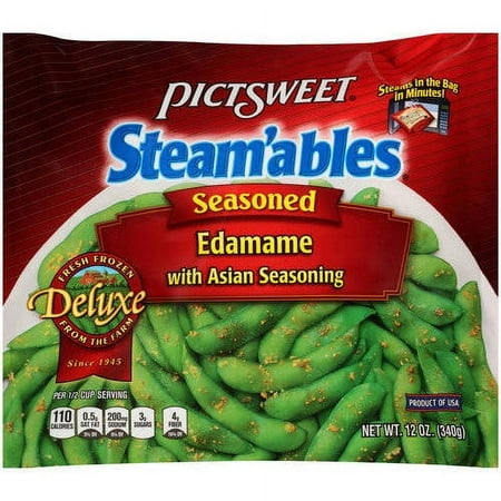 Pictsweet Steam'ables Seasoned Edamame with Asian Seasoning, 12 oz