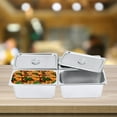 thumbnail image 4 of Miumaeov Commercial Food Pan, 4Pcs 6" Deep Stainless Steel Steam Table Pans with Lids 1/3 Size Hotel Food Prep, 4 of 13