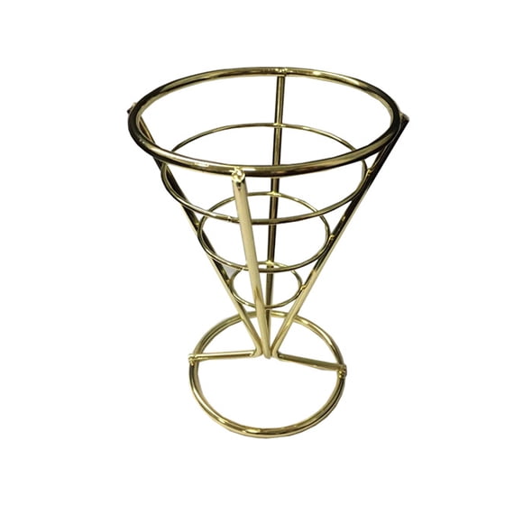 Billuyoard Soporte para patatas fritas en cono, soporte para patatas fritas, pescado y patatas fritas y aperitivos, soporte para cesta de cono, soporte para Cocina y Comedor Tipo 5 10*14.5 cm Billuyoard JJ20127-04