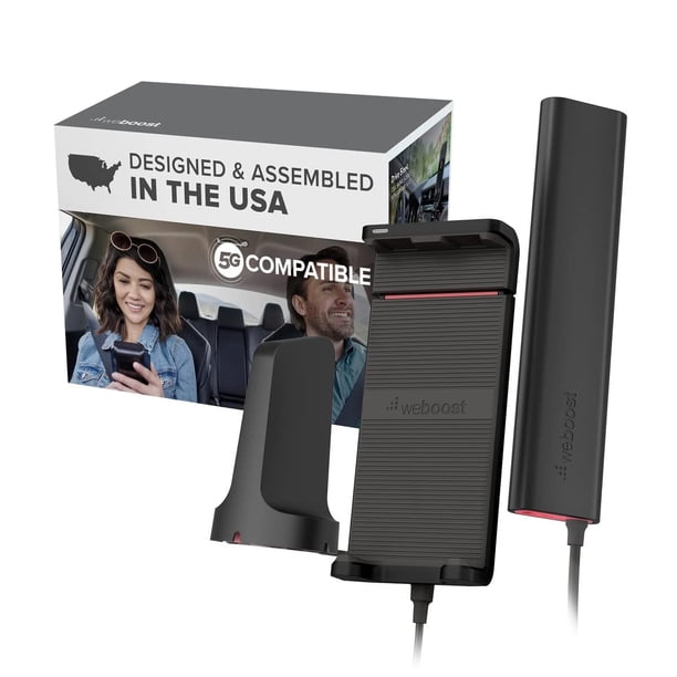 weBoost conduce elegante | Versión Mexicana | Amplificador de Señal Celular para Vehículos para un SOLO usuario | Coche, Camioneta, Camión | Amplificación Máxima de 23dB | Funciona para TELCEL, AT&T y