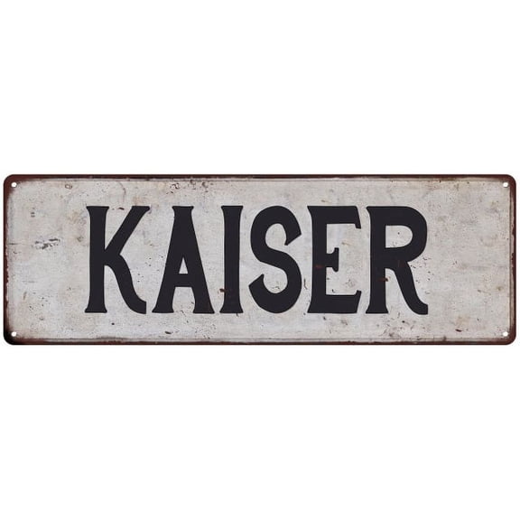 KAISER Vintage Look Rustic Chic Metal Sign 6x18 106180036614