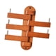 thumbnail image 4 of Perchero de pared con 5 brazos giratorios y plegables, de madera, ahorra espacio. Madera de cereza, 4 of 9