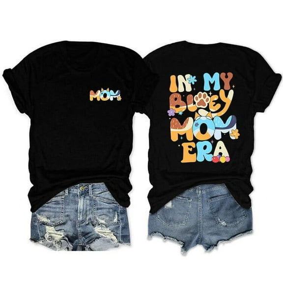 in My Mom Era Shirt for Women,Mama Shirt for Women,Funny in My Mom Era Shirt for Women Mama Graphic Tee Tops
