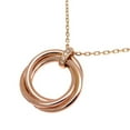 thumbnail image 1 of Pre-Owned Cartier Diamond Trinity Women's Necklace 750 Pink Gold (Good), 1 of 9