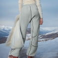 thumbnail image 5 of DDAPJ pyju Womens Fleece Sweatpants Baggy Fuzzy Sherpa Winter Ski Pants with Pockets Wide Leg High Waisted Sweat Pants Clearance Sale of Today Gray M, 5 of 7