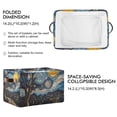 thumbnail image 2 of Yayeee Canvas Storage Basket with Handles for Shelves Fabric Bins Closet Organizer, Swirling Starry Sky, 2 of 8