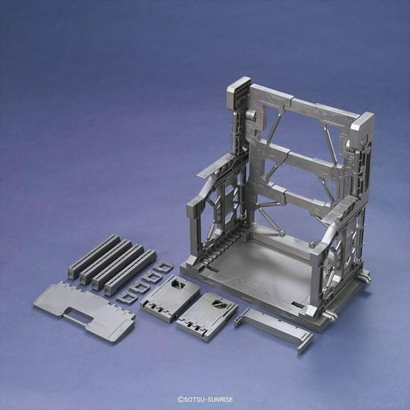 Bandai Gundam System Base 001 Gunmetal HG 1/144 Builders Parts Display Stand