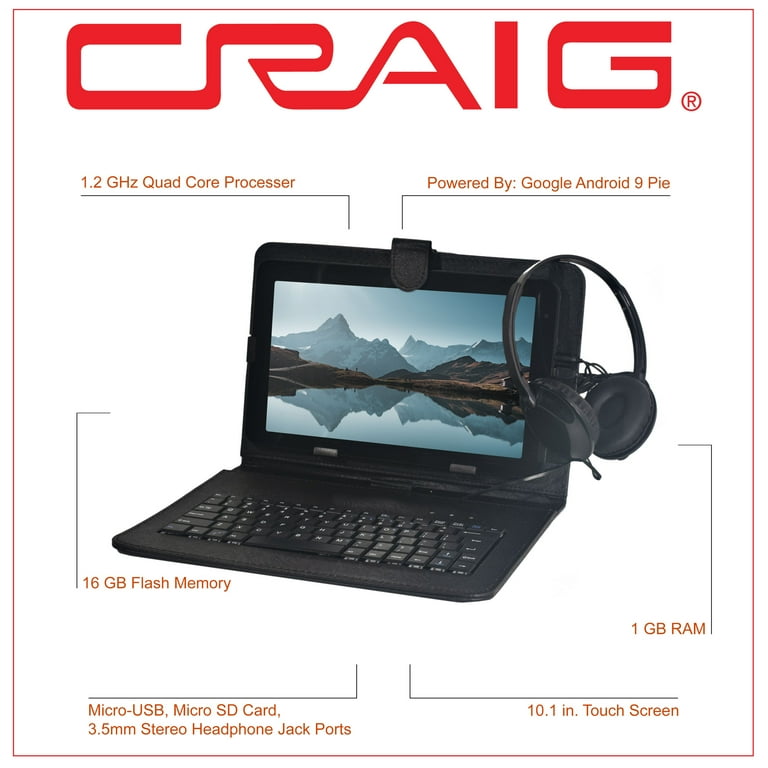Craig - Tablet - Android 9.0 (Pie) - 16 GB - 10.1