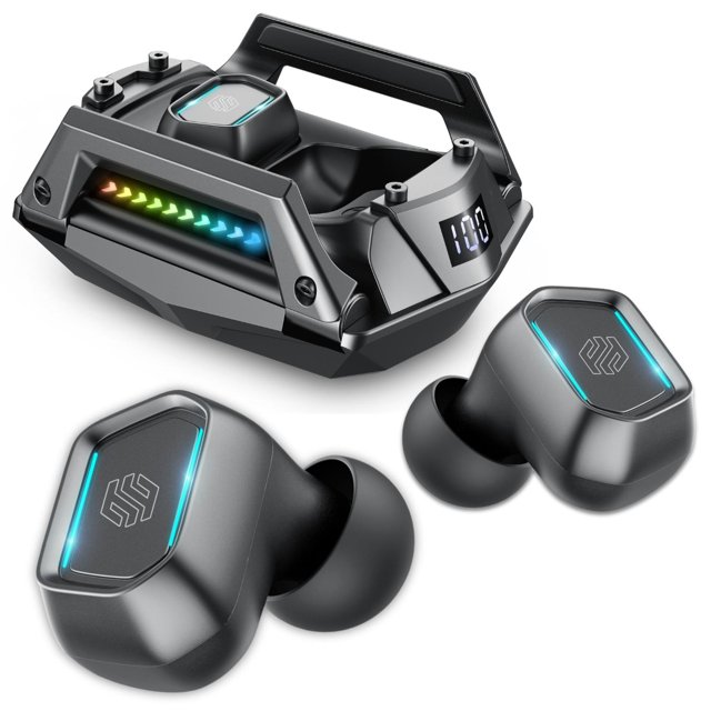 Audífonos Gamer Binden Dark Tanker Con Indicador Led Batería Negro