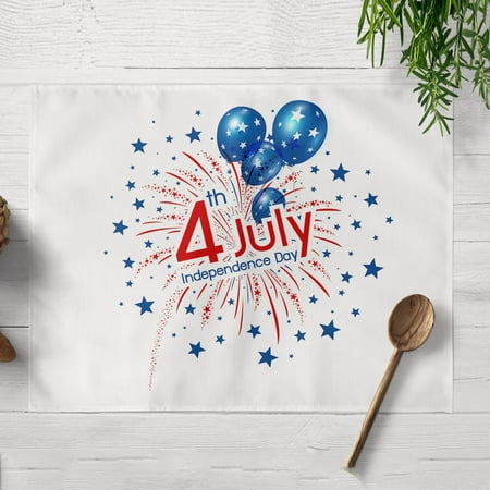 

Hxroolrp 4Th Of July Decor Placemats Linen Placemats For Holiday Placemats For Dining Table Seasonal Holiday Washable Table Mats