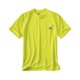 thumbnail image 5 of Carhartt Camiseta de manga corta con bolsillo mejorado de color ligero y ajuste relajado Force de alta visibilidad para hombre Brite Lime 3XL, 5 of 5