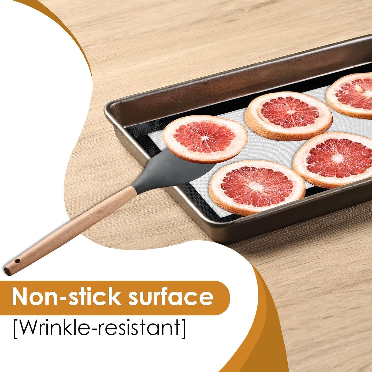 5 Pcs Silicone Tray Mats Silicone Baking Sheet 17 x 6.8 Inches Medium Tray Silicone Mat Freeze Dryer Machine Reusable Accessory for Freeze Dryer Trays,Non Stick,Black,Topboutique