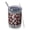 Black Red Rose, variant on 12oz Tumblers Black Sun Moon Pattern Vacuum Insulated Stainless Steel Travel Tumbler Cups Mug with Lid and Straw for Beer,Coffee,Beverages with Cleaning Brush for Cold & Hot Drinks