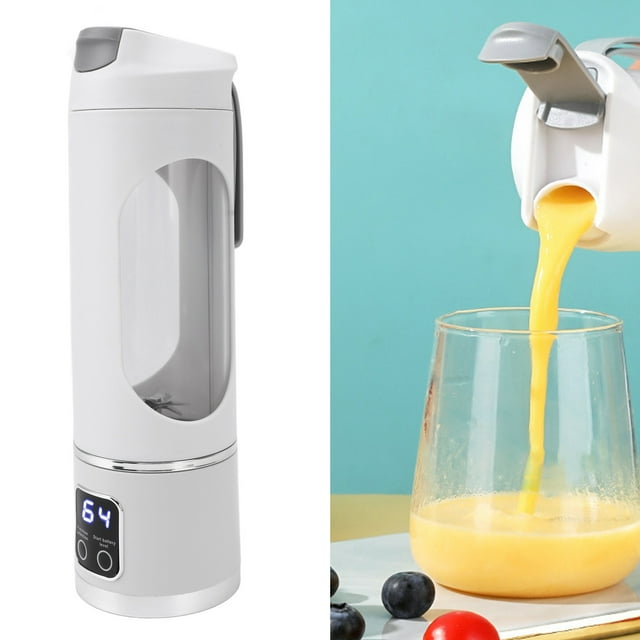 COPA DE EXPRIMidor Portátil, USB Recargable Potente de 450 ml de Capacidad Automática Automática Off Travel Juicer Versátil Para El Cargo