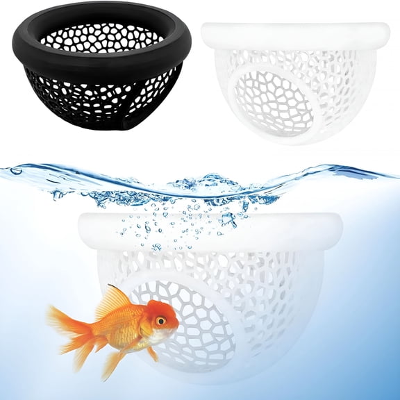 ACDANC 2 Pack Floating Betta Hammock, Soft Leaf Rest Spot & Fish Cave Hide, Aquarium Decor for Bettas & Small Fish