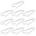 thumbnail image 3 of Safety Pin for Decor 10Pcs Silver Alloy Rhinestone Clothing Jewelry, 3 of 3
