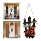 thumbnail image 1 of Halloween Decoración de Ventana de Oficina en hogar, de Decoración de Puerta Delantera de Halloween, para Fiestas de Halloween Calabaza 2 Macarena Coronas de halloween, 1 of 8