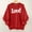 Red, variant on Elvqul Womens Sweatshirts Graphic Loose Fashion Sweatshirts Crew Neck Hoodies Fashionable Long Sleeve Tops for Ladies Valentines