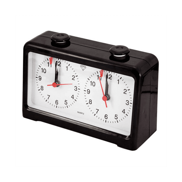 Qtmnekly Chess Clock Timer Quartz Analog Chess Clock Professional