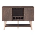 thumbnail image 2 of Carson Multi-Storage Wood Buffet, Walnut Oak and Weathered Sand, 2 of 6