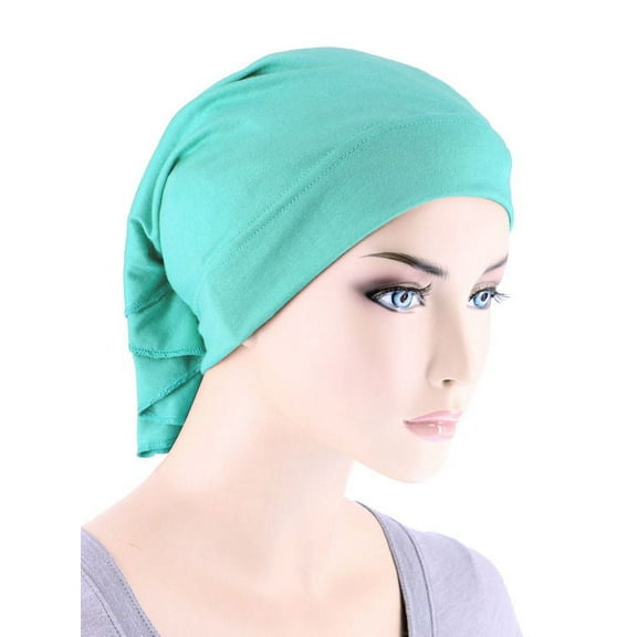 Bandana Wrap in Aqua Blue