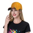 thumbnail image 2 of Baseball Cap, Colorful Sweaters And Strings Trucker Hats Women Dad Hat for Workouts - Baseball hat Adjustable Size, 2 of 7