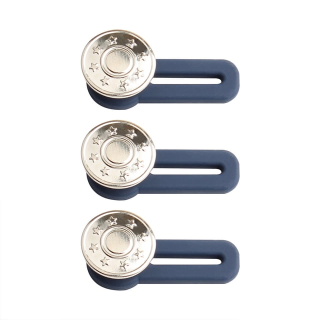 Belt Buckle 3PCS Jeans Extendable Button Pants Waist Extension Extended Nail-Free Detachable Belt Buckle