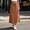 Brown, variant on Womens Cargo Long Skirt Low Waist Drawstring Long Skirt Ruched Vintage Slit Cargo Skirt with Pockets Dark Gray M(M)