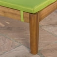 thumbnail image 4 of Mavis Outdoor Chaise Lounge With Cushion, Teak Finish, Green, 4 of 6
