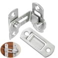 thumbnail image 3 of 3 Inch 90 Degree Right Angle Door Latch Buckle Hasp Sliding Lock Barrel Bolt, 3 of 8