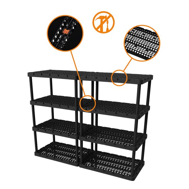 Amazon.com: Gracious Living 4 Shelf Organizer Fixed Height