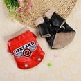 thumbnail image 3 of Winter Pet Clothing High Quality Plush Fleece Dog Leather Jacket Red Black Small Dog Coat Pet Supplies Handsome Puppy Costume ShopWise Round, 3 of 6