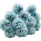 thumbnail image 1 of Ramo de hortensias con 12 flores artificiales de crisantemo en forma de bola y tallos de seda., 1 of 5