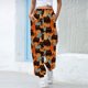 thumbnail image 2 of Pantalones Para Mujer Festival Moda Casual Deportes Slim Fit Cintura Alta Pantalones Sueltos de Pierna Ancha Odeerbi ODB130030, 2 of 5