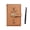 360Page Brown, variant on 360Pages Password A5 Notebook With Lock Or No-Lock Writing Pads Lockable Notepad Diary Supplies For Home Office