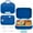 Royal Blue, variant on Mimifly Leak-Proof Kids Bento Lunch Box with 5 Compartments, Portable Food Container with Utensils, Microwave and Dishwasher Safe, Royal Blue