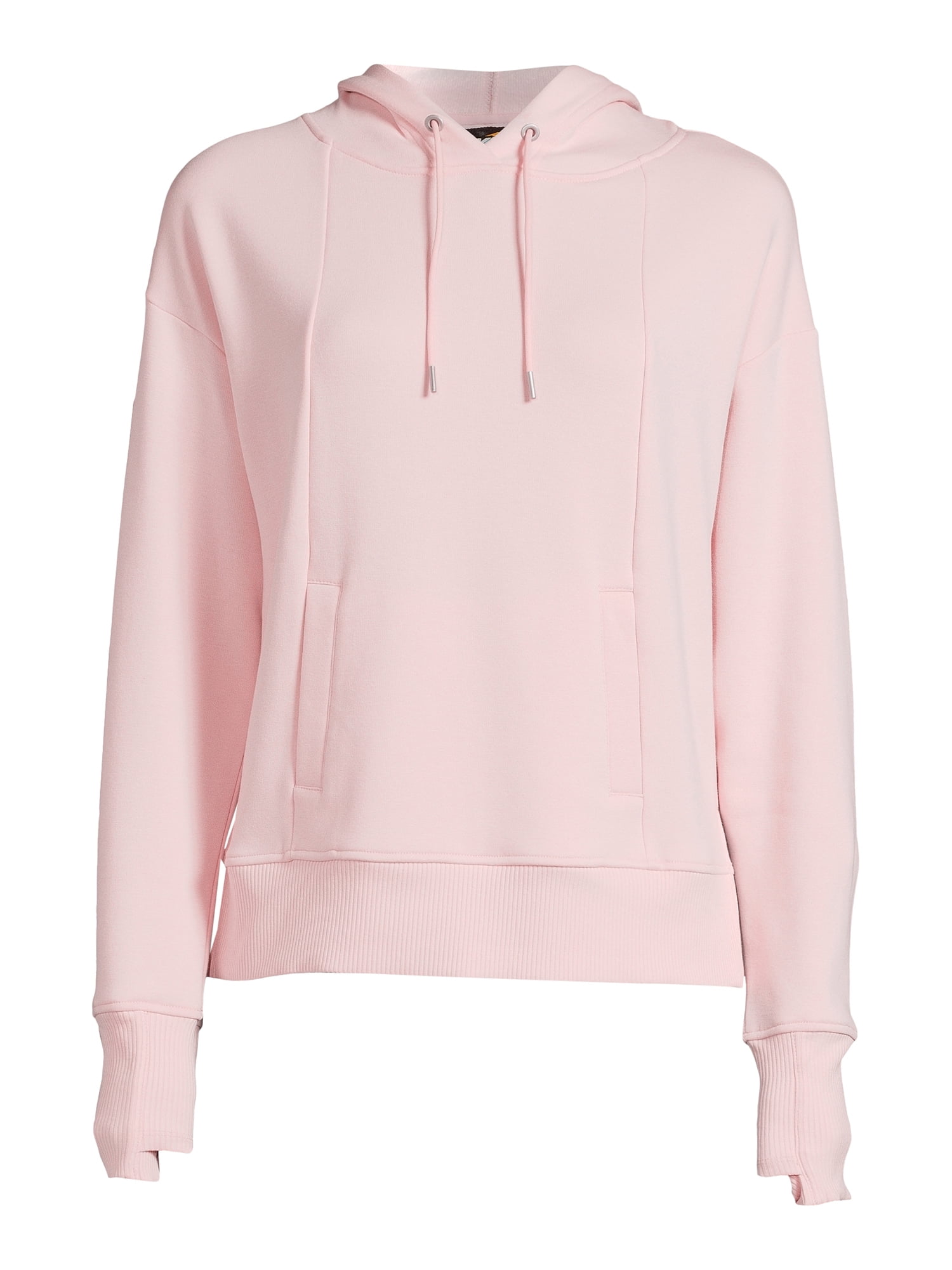 Avia Women's Active Plush Hooded Sweatshirt with Long Sleeves