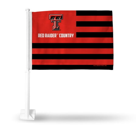 Texas-Tech Country Raider's 14x19 Double Sided Window Mount Car Flag