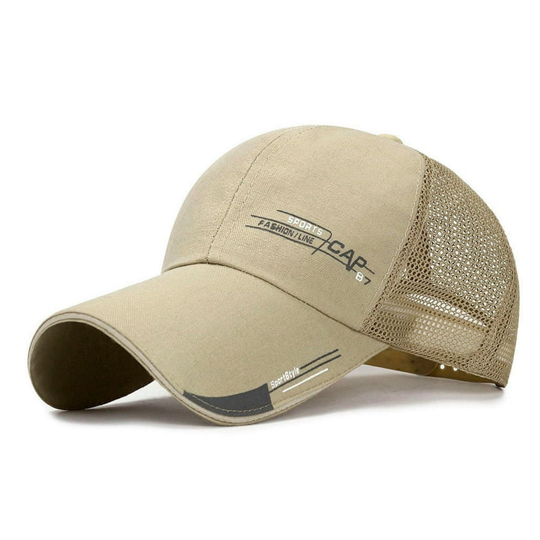 Penkiiy Sport Cap,Baseball Cap Running Hat Golf Hats Men Pickleball Quick  Dry Caps Dri Fit Hat for Men and Women Sun Protection Khaki 
