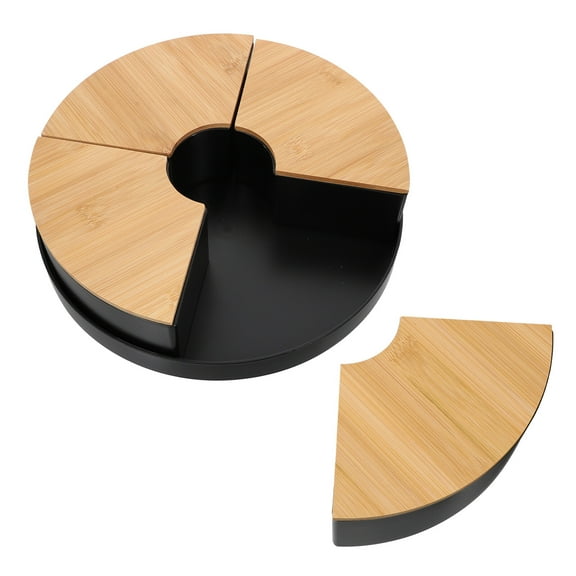 unbranded 1 Set Snack Box Candy Dish Dried Fruit Plate Snacks Storage Tray for Home