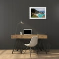 thumbnail image 4 of Brian Kidd 18x13 White Modern Wood Framed Wall Art Titled - Hidden Cove I, 4 of 5