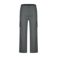 thumbnail image 2 of EHRWE Cargo Pants For Men Work Pants With Elastic Waist Width Soft Pants Spring Autumn Pants Trousers With Pockets Classic Fit, 2 of 7