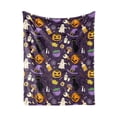 thumbnail image 2 of Halloween Blanket Soft Throw Blanket,Thick Soft Plush Cute Spooky Holiday Plush Blankets for Halloween Home Bed Sofa Couch Chair, 2 of 6