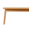 thumbnail image 4 of Pemberly Row Modern Outdoor Spindle Style Solid Wood Coffee Table - Natural, 4 of 5