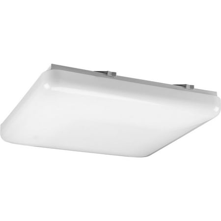 One-Light Acrylic Square 15" CFL Close-to-Ceiling