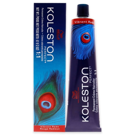 Wella Koleston Perfect Permanent Creme Haircolor - 6-45 Dark Blonde Red Violet - 2 oz Hair Color