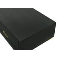 thumbnail image 3 of Miekor Furniture 1pc Contemporary Coffee Table Storage Drawers Black Gold Finish Metal Pull Knob Living Room Wooden Modern Furniture 5404, 3 of 5