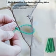thumbnail image 2 of Sylvtty Adjustable Plant Ties Flexible Twist Ties Flexible Gardening Ties Plant Stake Ties for Plant Support Tree Shrub Cable Organization, 2 of 7
